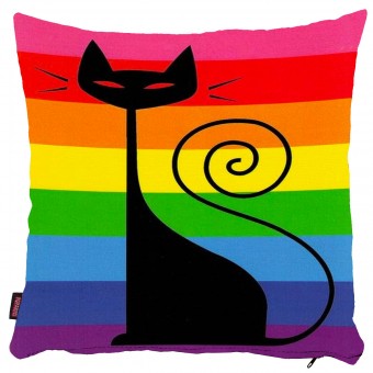 Kedili Yastık Kılıfı-14